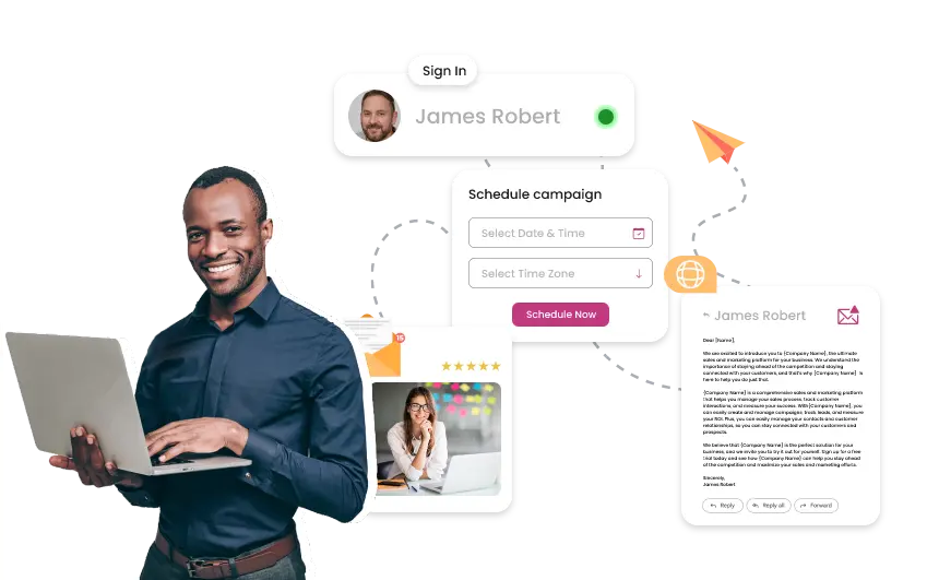 Test email campaigns with A/B
testing before making a final commitment