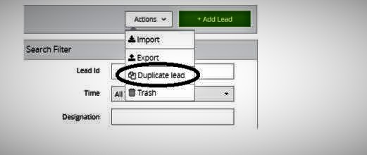 Merge Duplicate Leads