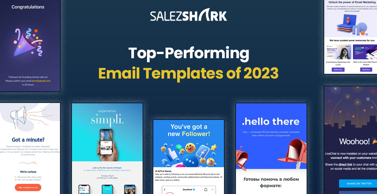 Top-Performing Email Templates of 2023: A Deep Dive into Engagement