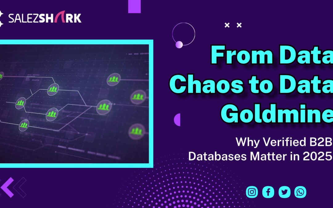From Data Chaos to Data Goldmine: Why Verified B2B Databases Matter in 2025