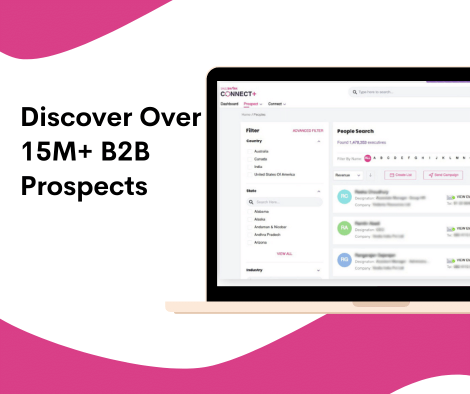 Discover Over 15M+ B2B Prospects